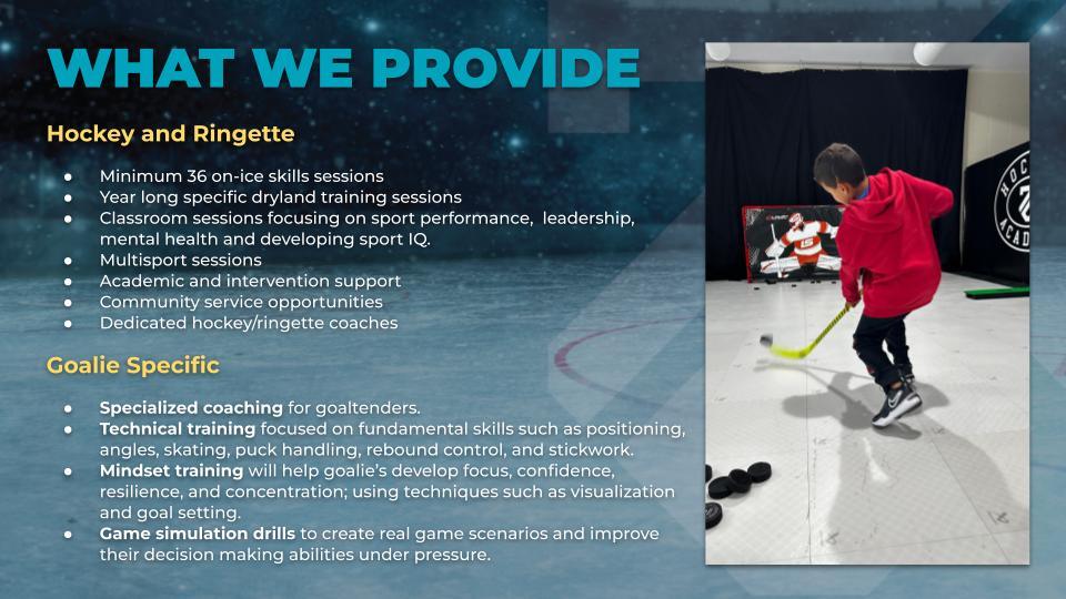 76 Academy What We Provide main